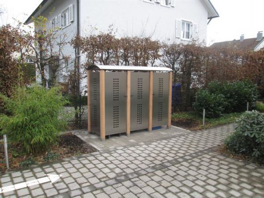 Gartenschrank Lochblech
