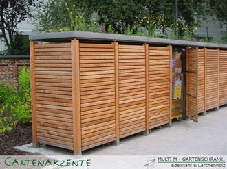 Gartenschrank Holz waagerecht