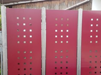 Sichtschutzelement verzinkt