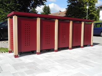 Müllbox verzinkt für 5 Tonnen